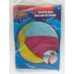 Splash N Swim 20-Inch Inflatable Beach Ball Multicolor For Ages 2+